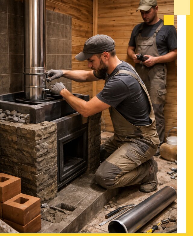 Изготовление и установка банных печей под ключ в Белогорске