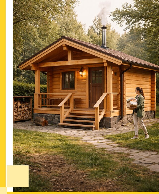 Купить баню под ключ в Белогорске от 663130 р. | ЭриданБгк