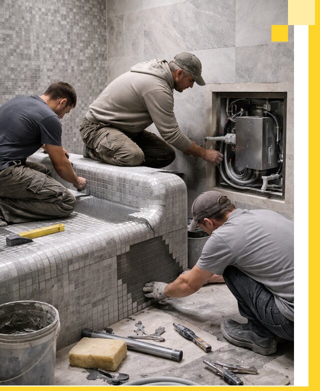 Проекты хамамов под ключ в Белогорске и дизайн и строительство