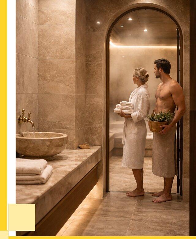 Проект и монтаж сауны и хамама в Белогорске от 357070 р., ЭриданБгк