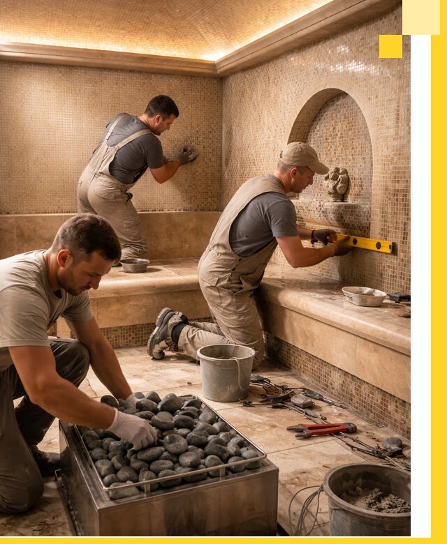 Проектирование и строительство хамама и сауны в Белогорске