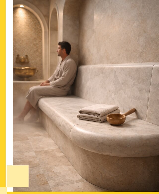 Сиденья для хамама в Белогорске под ключ от 12242 р. | ЭриданБгк