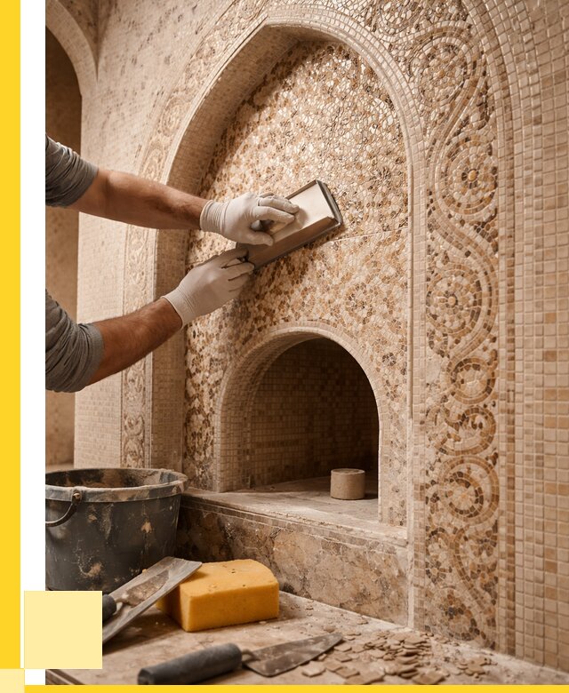 Мозаика для хамама в Белогорске под ключ от 5101 р. | ЭриданБгк