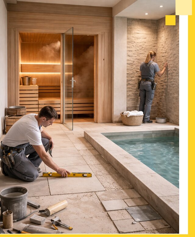 Комплексный дизайн и отделка интерьеров SPA под ключ в Белогорске